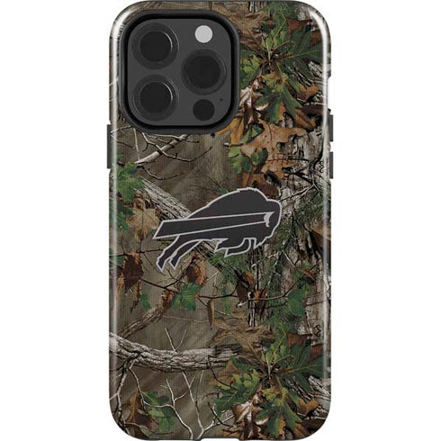 NFL Buffalo Bills Realtree Xtra Green Camo iPhone 15 Pro Impact Case